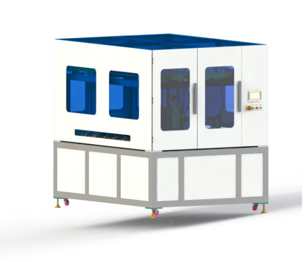 Short edge butyl adhesive application machine